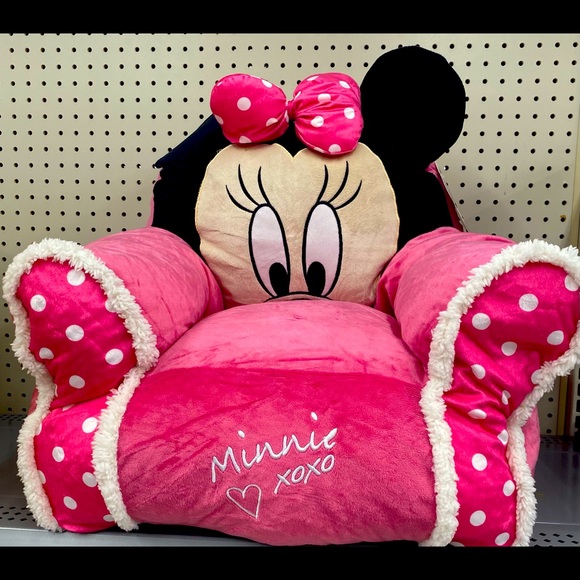 Toys Disney Minnie Mouse Kids Figural Bean Bag Chair Minnie Mouse